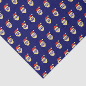 サンタクロースパターンティッシュペーパー 薄葉紙 (詳細)