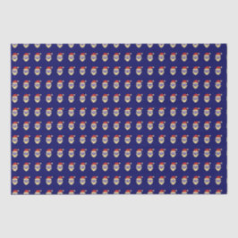 サンタクロースパターンティッシュペーパー 薄葉紙