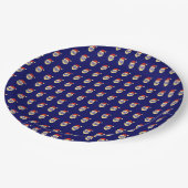 サンタクロースパターン紙プレート ペーパープレート (アングル)