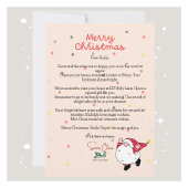 サンタクロースパーソナライズされたレタークリスマスカード シーズンカード