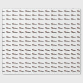 サンタクロースヒッポスリー ラッピングペーパー (フラット)