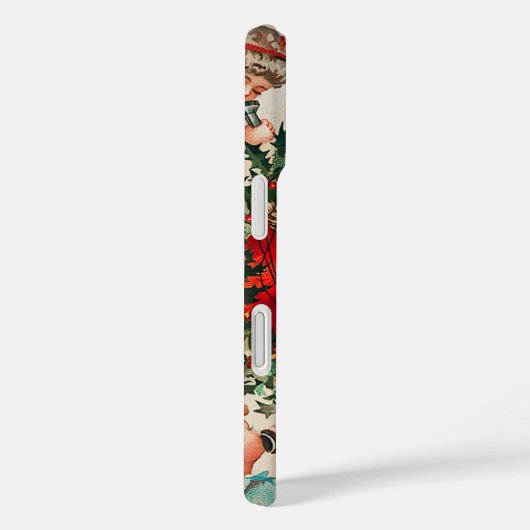 サンタクロースビクトリアンが子どもたちと電話で Case-Mate iPhoneケース (裏面 / 右)