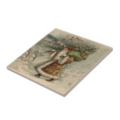 サンタクロースビクトリアンクリスマスツリー タイル (側面)