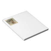 サンタクロースビクトリアンクリスマスツリー ノートパッド (アングル)