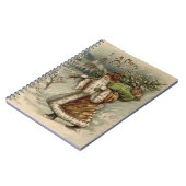 サンタクロースビクトリアンクリスマスツリー ノートブック (左側)