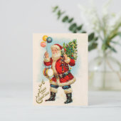 サンタクロースビクトリアンバルーン シーズンポストカード (スタンド正面)