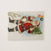 サンタクロースビクトリアンバルーン ジグソーパズル (横)