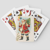 サンタクロースビクトリアンバルーン トランプ (裏面)