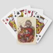 サンタクロースビクトリアンパイプ玩具 トランプ (裏面)