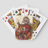 サンタクロースビクトリアンパイプ玩具 トランプ (裏面)