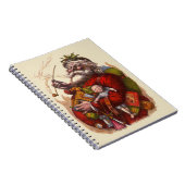 サンタクロースビクトリアンパイプ玩具 ノートブック (右側)