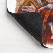 サンタクロースビクトリアンパイプ玩具 マウスパッド (コーナー)