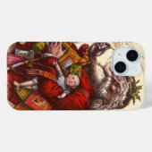 サンタクロースビクトリアンパイプ玩具 Case-Mate iPhoneケース (裏面 (横))