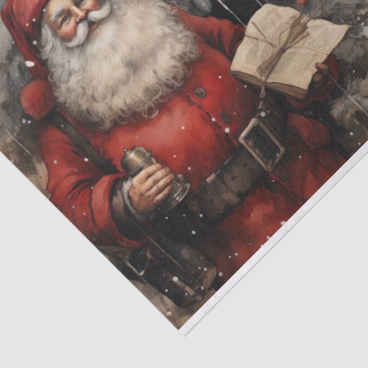 サンタクロースビクトリアン父クリスマスドゥーページ 薄葉紙 (詳細)