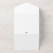 サンタクロースビジネスカードホリデイ魔法 オールインワン招待状 (外側)