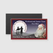 サンタクロースビジネスカード磁気 (正面/裏面)