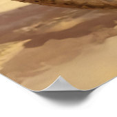 サンタクロースビーチメリークリスマス！ ポスター (角)