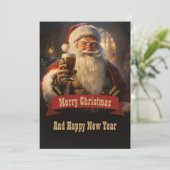 サンタクロースビール シーズンカード (スタンド正面)