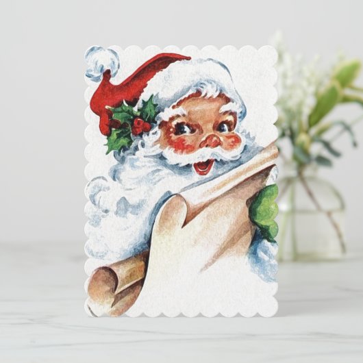 サンタクロースファッションドオールド シーズンカード (スタンド正面)