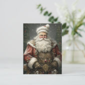 サンタクロースファーザークリスマスAIアシストポートレート シーズンポストカード (スタンド正面)