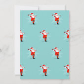サンタクロースフィットネスエクササイズ。 招待状 (裏面)