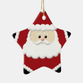 サンタクロースフォトフレームオーナメント セラミックオーナメント (右)