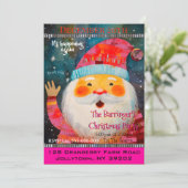 サンタクロースフレンドリーハッピークリスマスパーティー 招待状 (スタンド正面)