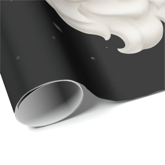 サンタクロースブラッククリスマスサンタアフロアフリカ系アメリカ人 ラッピングペーパー (ロールコーナー)