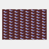 サンタクロースブルーマリンズ ラッピングペーパーシート (正面2)