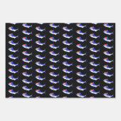 サンタクロースブルーマリンズ ラッピングペーパーシート (正面)