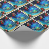 サンタクロースブーツ ラッピングペーパー (角)