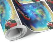 サンタクロースブーツ ラッピングペーパー (ロールコーナー)