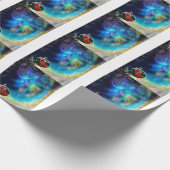 サンタクロースブーツ ラッピングペーパー (角)