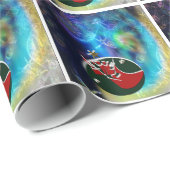 サンタクロースブーツ ラッピングペーパー (ロールコーナー)