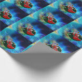 サンタクロースブーツ ラッピングペーパー (角)