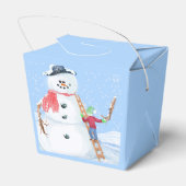 サンタクロースヘルパー建物A間抜け雪だるま フェイバーボックス (裏面サイド)