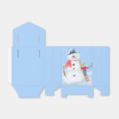 サンタクロースヘルパー建物A間抜け雪だるま フェイバーボックス (折り畳みなし)