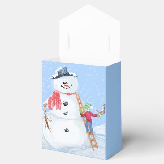 サンタクロースヘルパー建物A間抜け雪だるま フェイバーボックス (オープン)