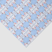 サンタクロースヘルパー建物A間抜け雪だるま 薄葉紙 (詳細)