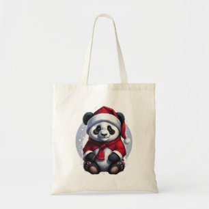 サンタクロースベビーパンダ クリスマス トートバッグ