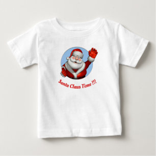 サンタクロースベビー1 ベビーTシャツ