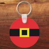 サンタクロースベリーベルトバックルホリデークリスマス キーホルダー (正面)