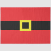 サンタクロースベリーベルトバックルレッドブラックイエローおもしろい 薄葉紙 (正面)