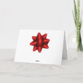 サンタクロースベルトクリスマスカード カード (裏面)