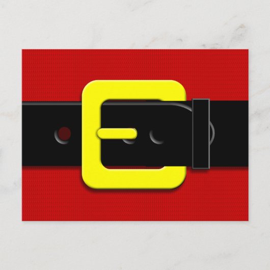 サンタクロースベルトバックル シーズンポストカード (正面)