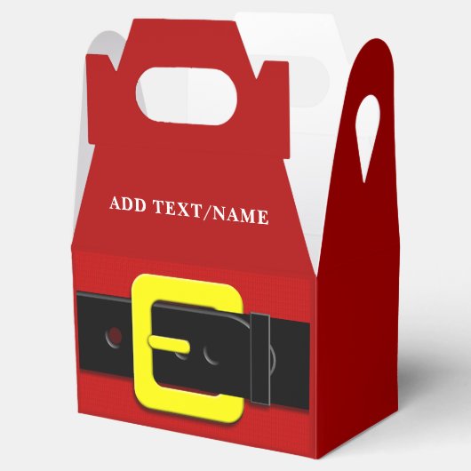 サンタクロースベルト名前をカスタムする フェイバーボックス (オープン)