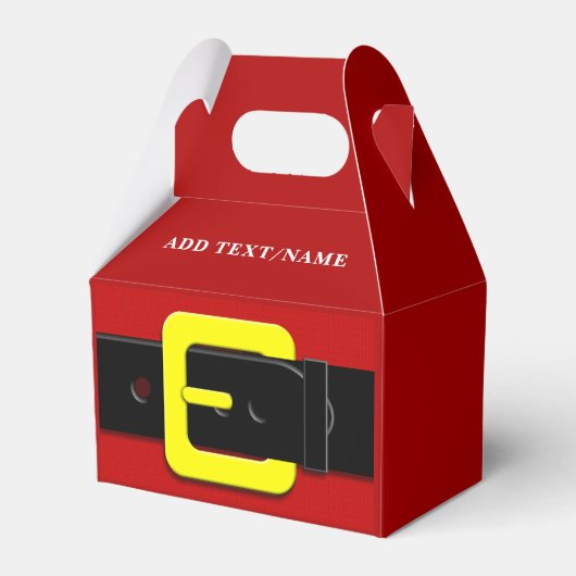 サンタクロースベルト名前をカスタムする フェイバーボックス (正面サイド)