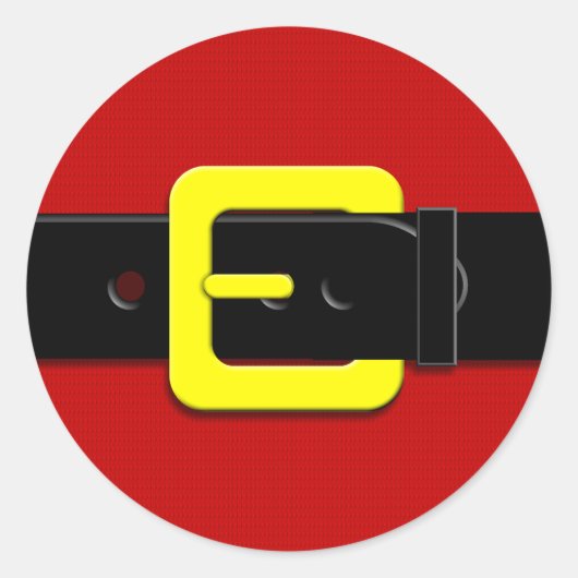 サンタクロースベルト ラウンドシール (正面)