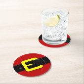 サンタクロースベルト ラウンドペーパーコースター (インサイチュ)