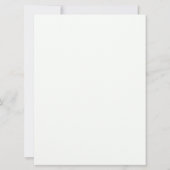 サンタクロースホリデーカードからの公式レター カード (裏面)